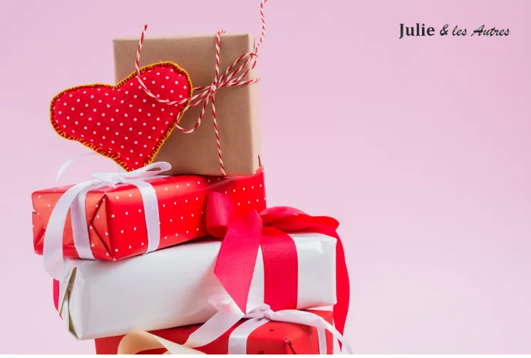 Photo d'un tas de cadeau